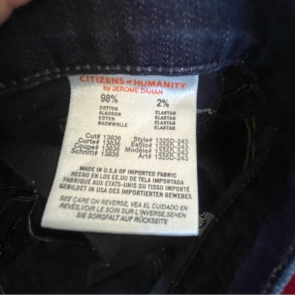 Citizens of Humanity Dita Mid Rise Zip Fly Petite Classic BootLeg SZ 30 - Picture 14 of 15